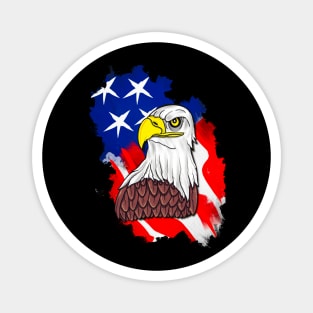 American eagle flag Magnet